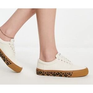 TOMS Alpargata Phoenix Lace‎ Sneakers Shoes Beige Size Womens  6